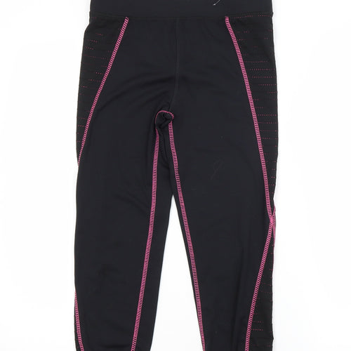 Atmosphere Womens Black  Polyester Compression Leggings Size 6 L18 in Regular