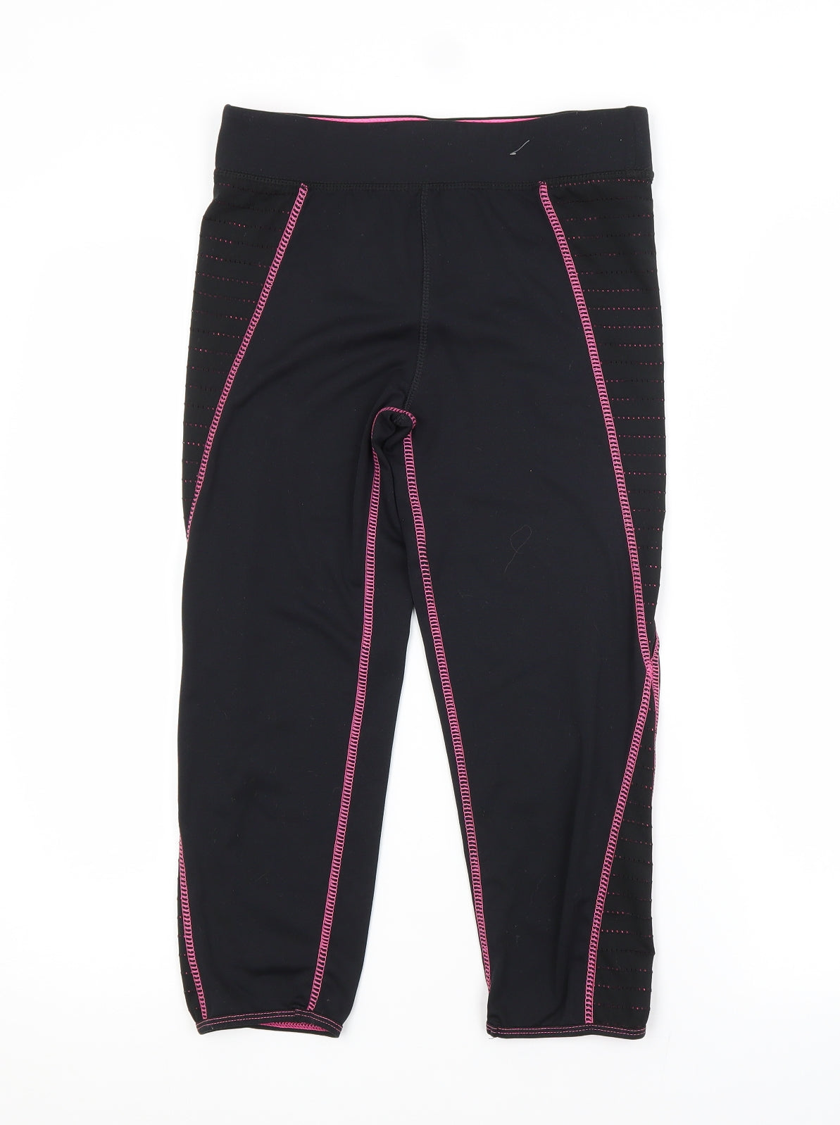Atmosphere Womens Black  Polyester Compression Leggings Size 6 L18 in Regular
