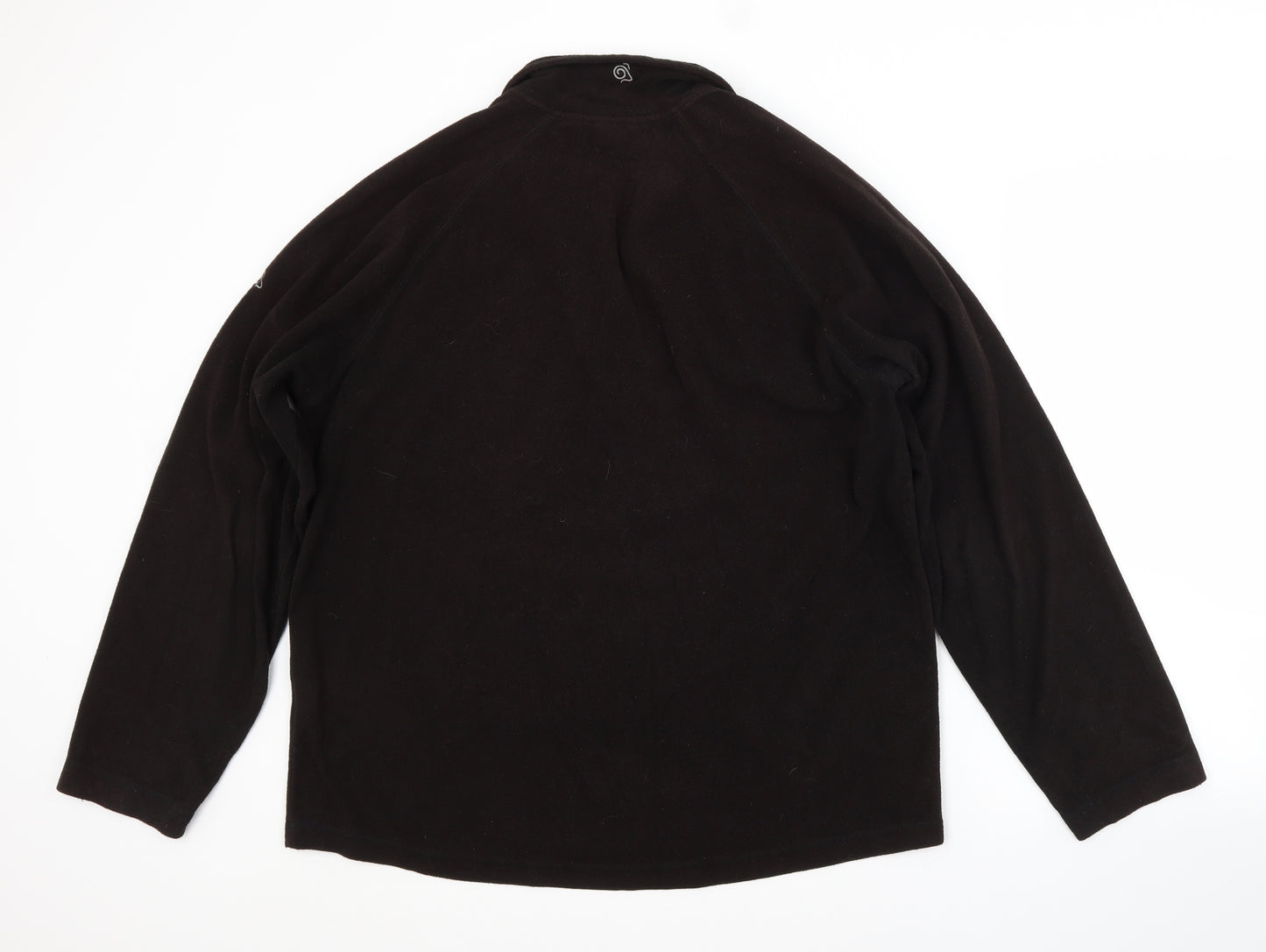 Craghoppers Mens Black Round Neck  Polyester Pullover Jumper Size L