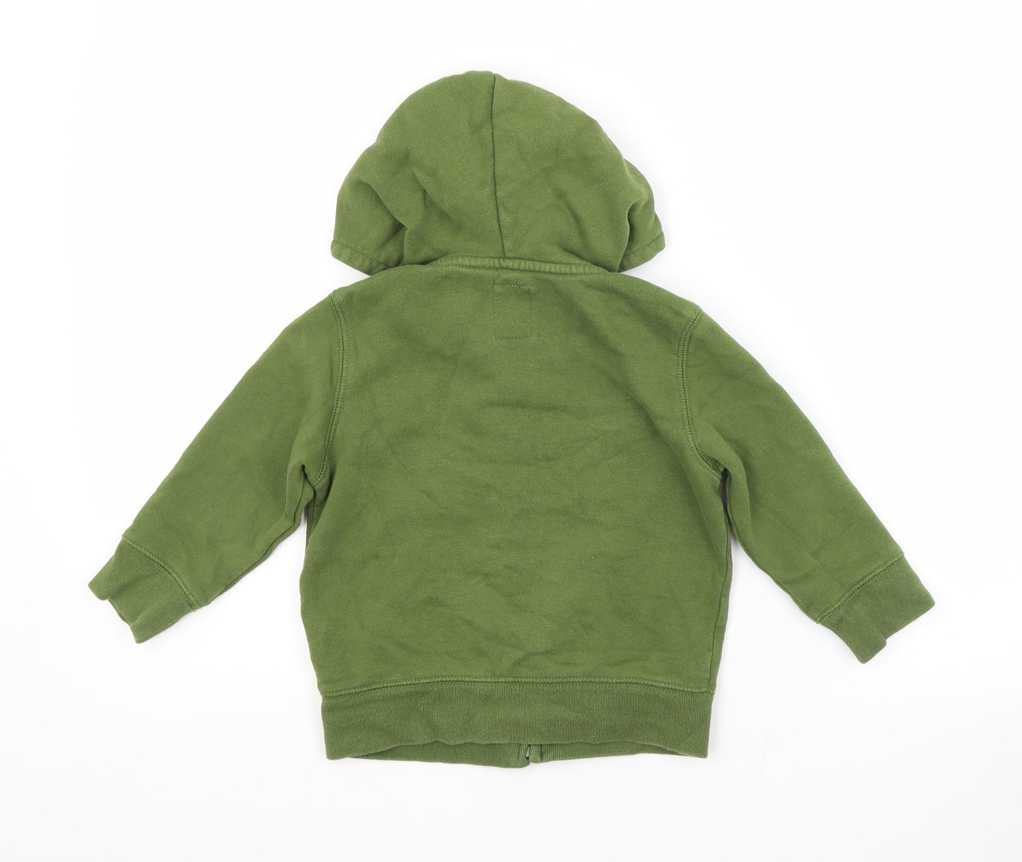 Gap Boys Green  Cotton Full Zip Hoodie Size 2 Years