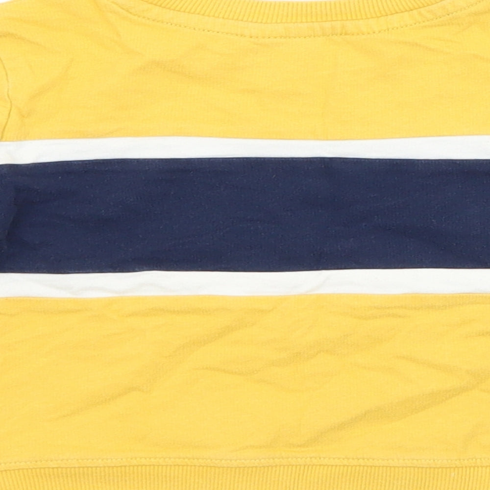 H&M Baby Yellow  Cotton Pullover Jumper Size 18-24 Months