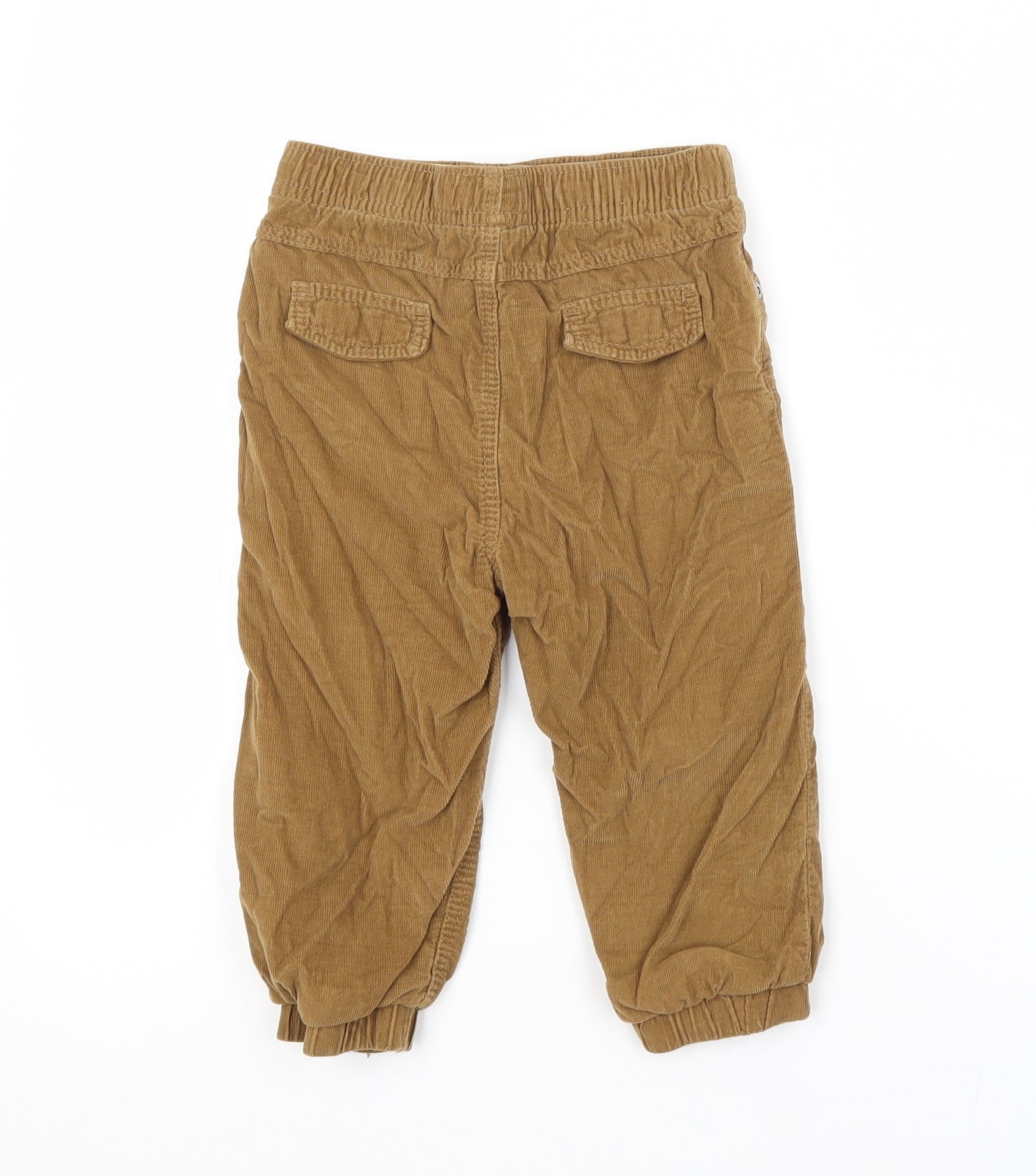 TU Baby Brown  Cotton Cargo Trousers Size 18-24 Months