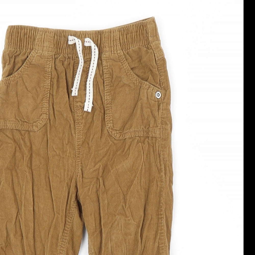 TU Baby Brown  Cotton Cargo Trousers Size 18-24 Months