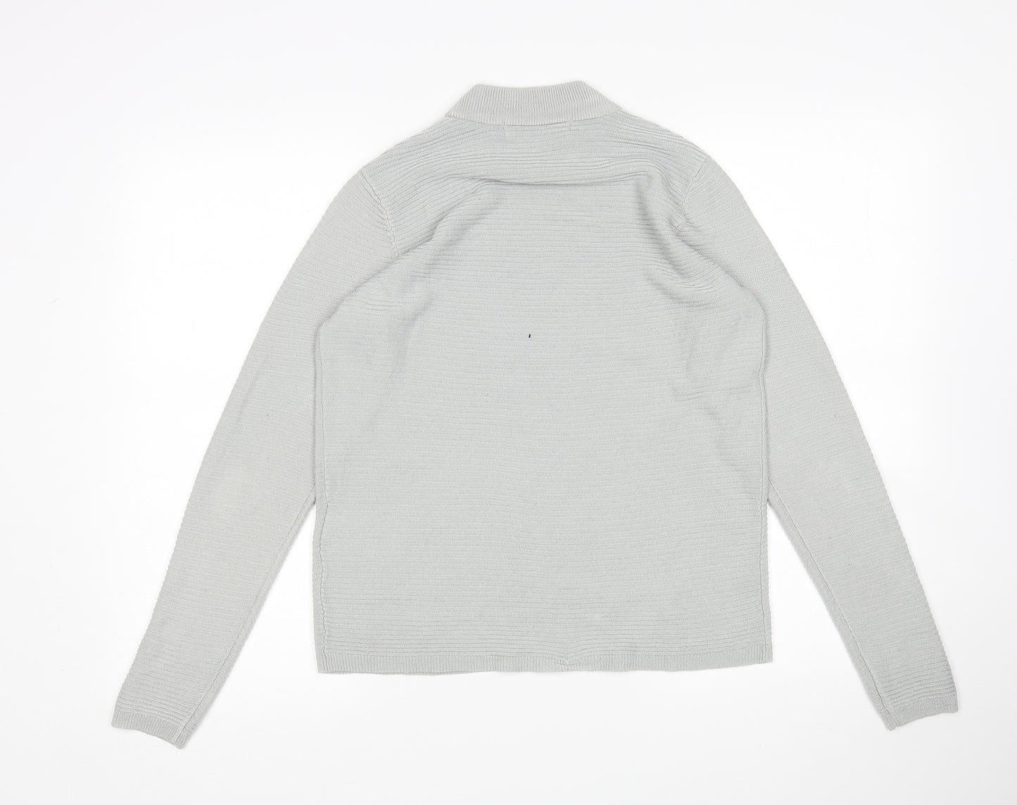 VERO MODA Womens Grey Round Neck  Acrylic Pullover Jumper Size S