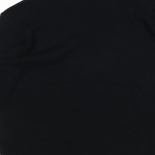 George Mens Black V-Neck  Acrylic Pullover Jumper Size M