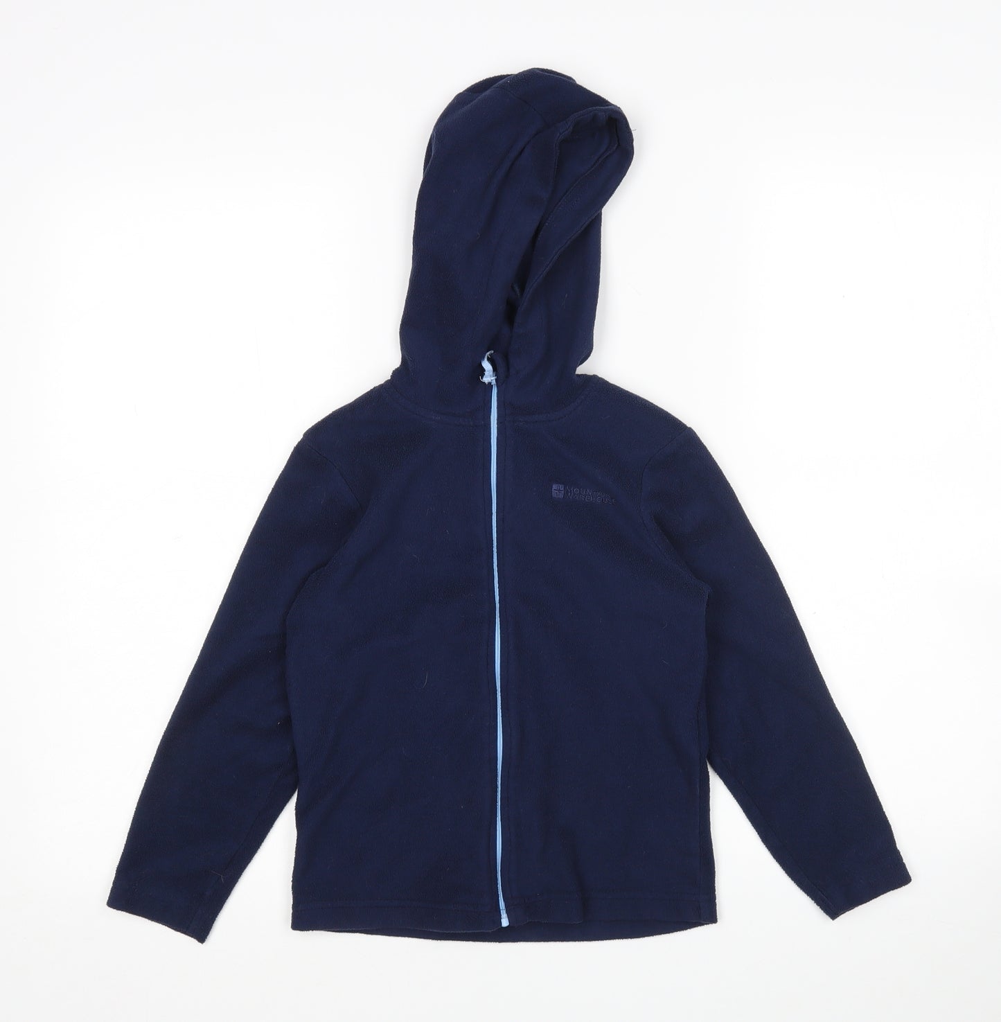 Mountain Warehouse Boys Blue  Polyester Full Zip Hoodie Size 7-8 Years