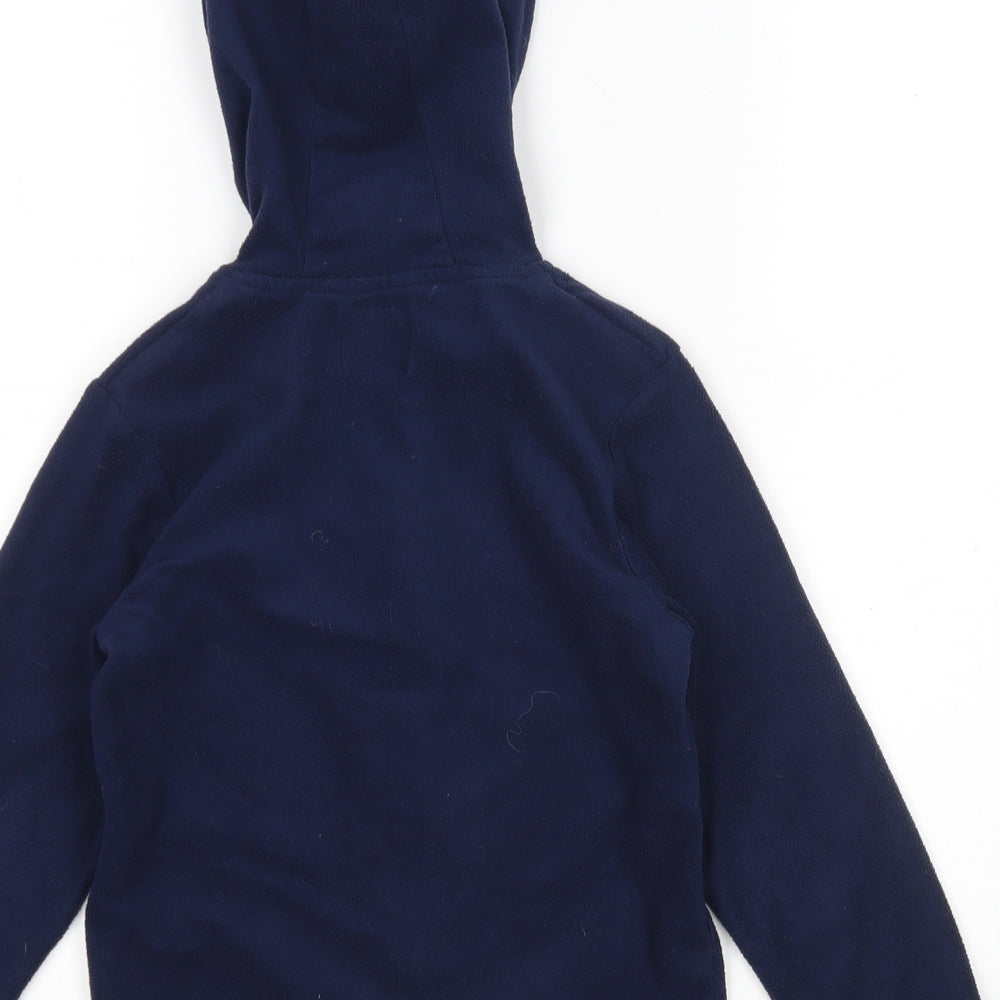 Mountain Warehouse Boys Blue  Polyester Full Zip Hoodie Size 7-8 Years