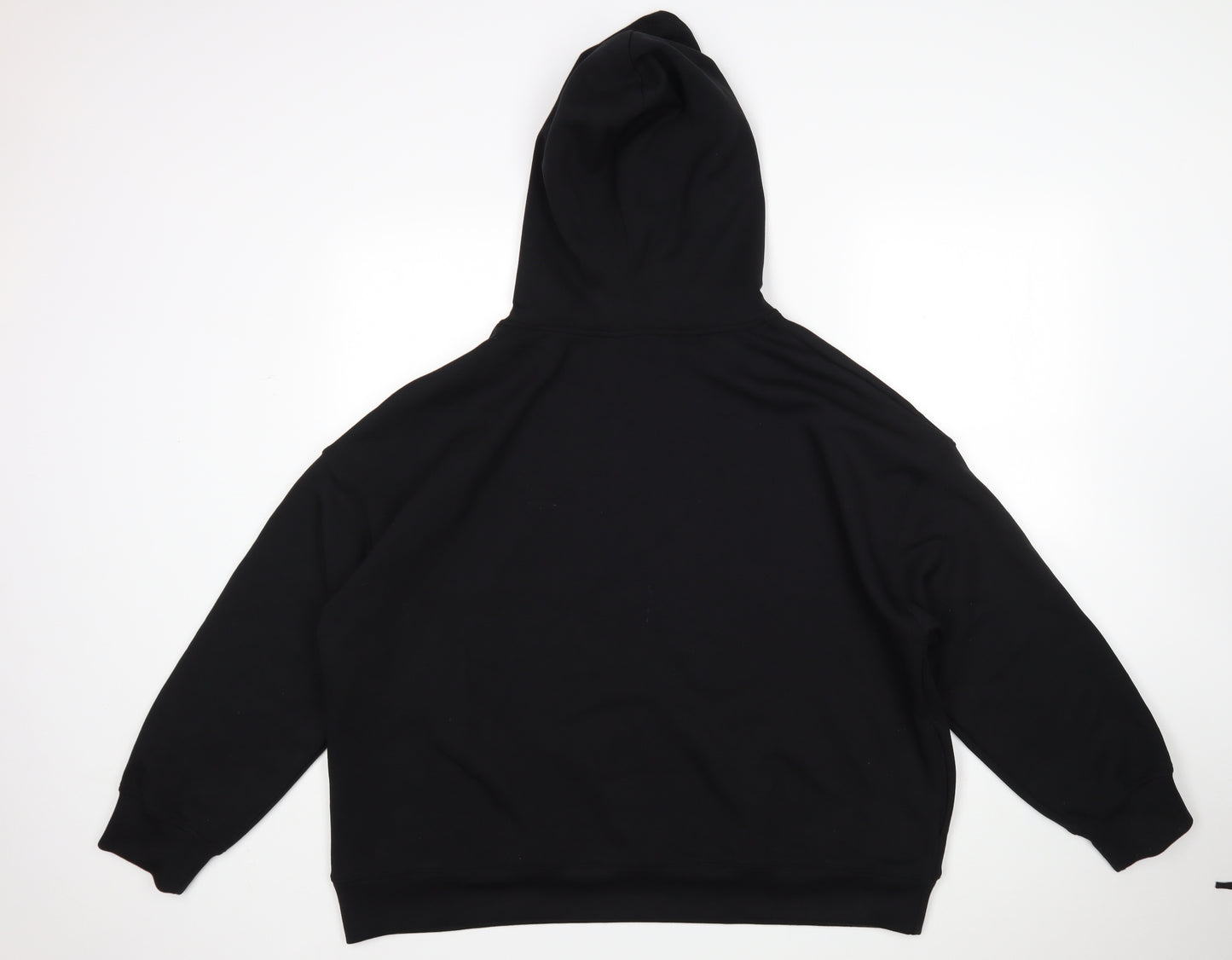 Primark Womens Black  Polyester Pullover Hoodie Size XL