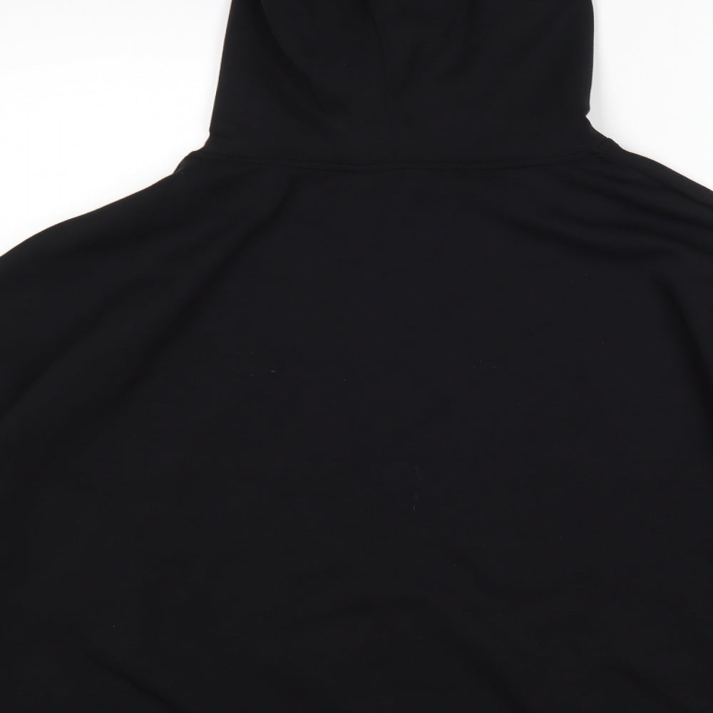 Primark Womens Black  Polyester Pullover Hoodie Size XL