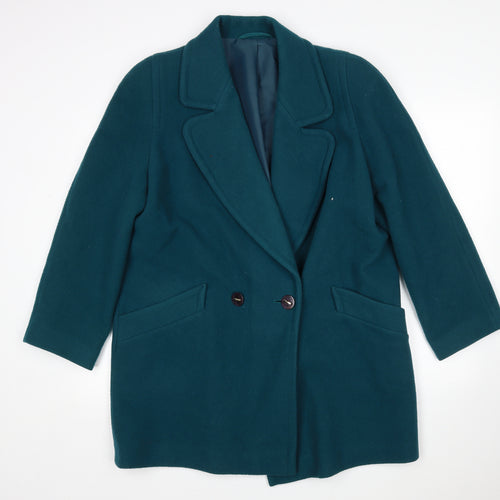 C&A  Womens Green   Overcoat Coat Size 14