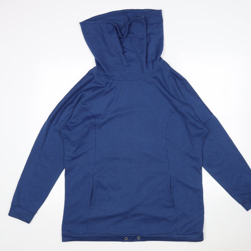 George Womens Blue  Polyester Pullover Sweatshirt Size 16
