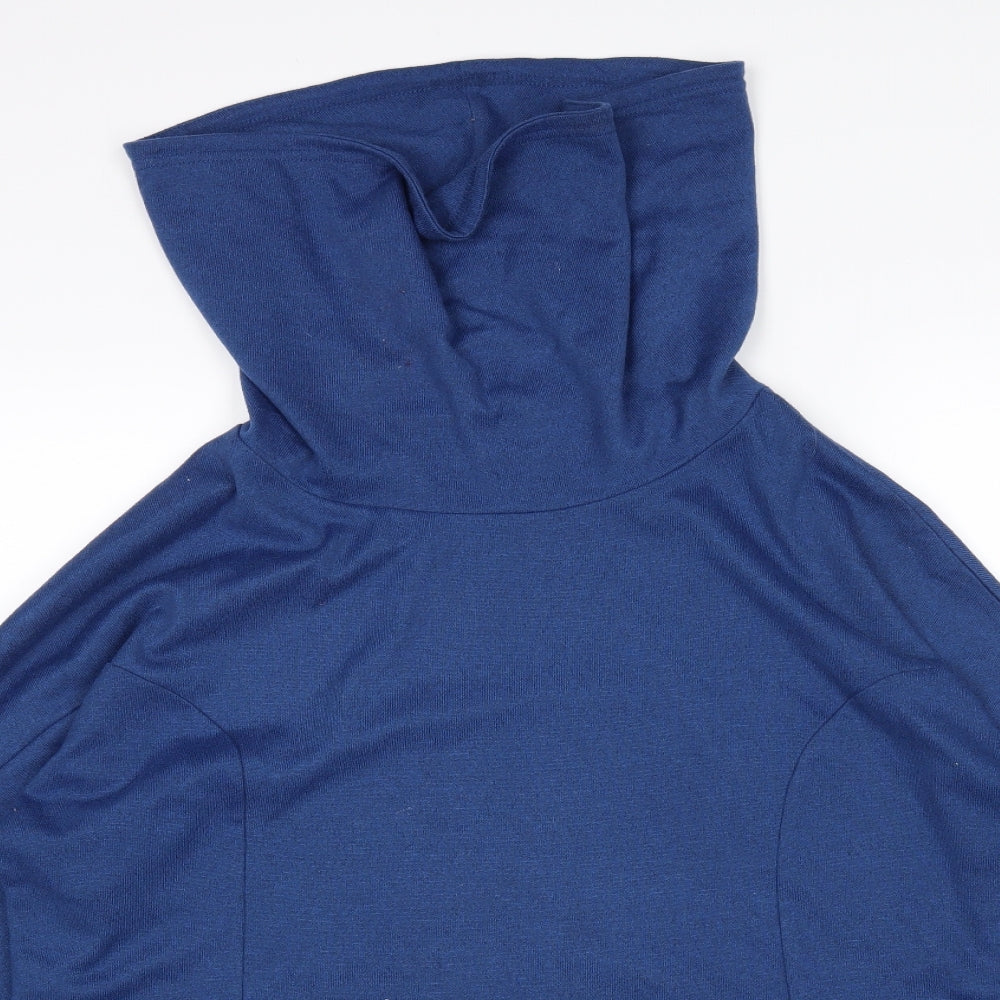 George Womens Blue  Polyester Pullover Sweatshirt Size 16