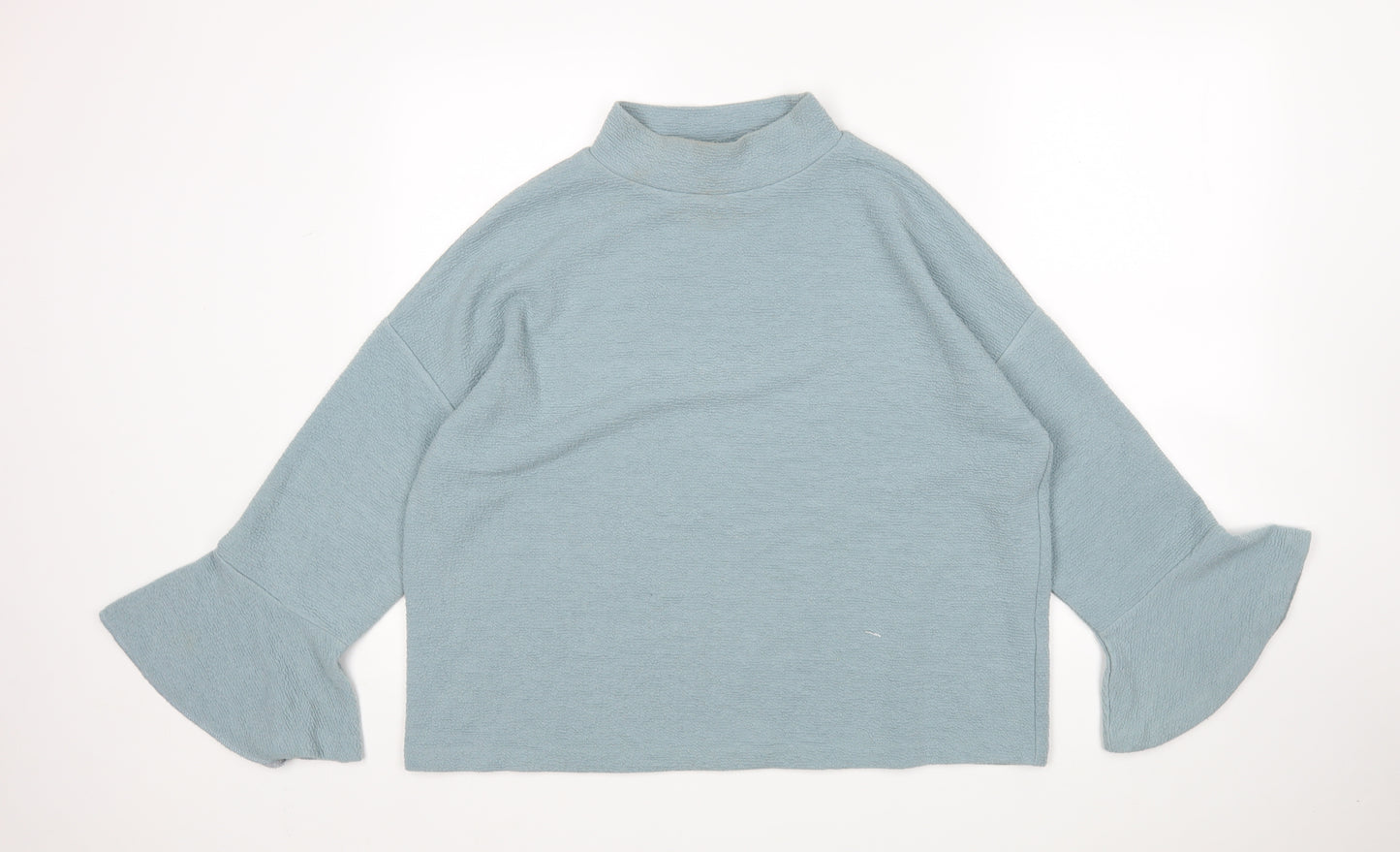 French Connection  Womens Green High Neck  Polyester Pullover Jumper Size L