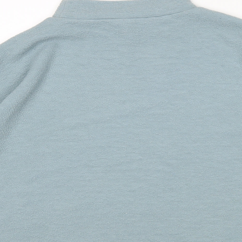 French Connection  Womens Green High Neck  Polyester Pullover Jumper Size L