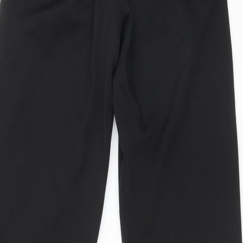 Macron Mens Black  Polyester Jogger Trousers Size S L28 in Regular
