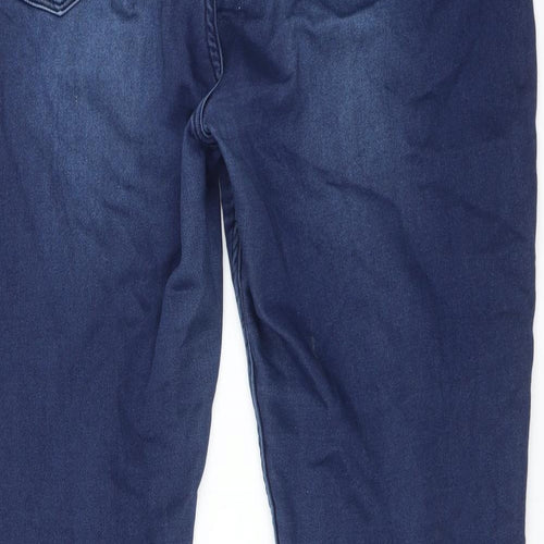 F&F Womens Blue  Cotton Skinny Jeans Size 18 L30 in Regular