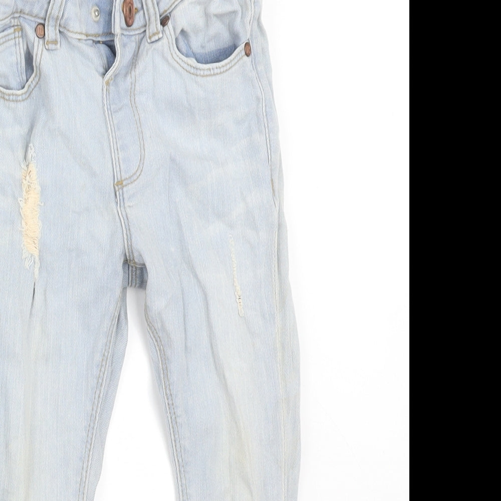 River Island Boys Blue  Cotton Straight Jeans Size 3 Years  Regular