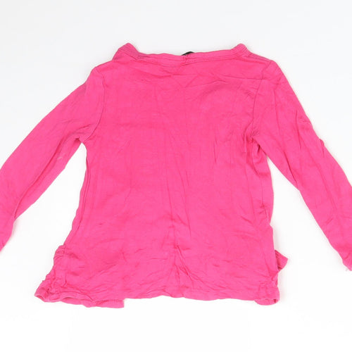 Matalan Girls Pink   Viscose Cardigan Jumper Size 3 Years