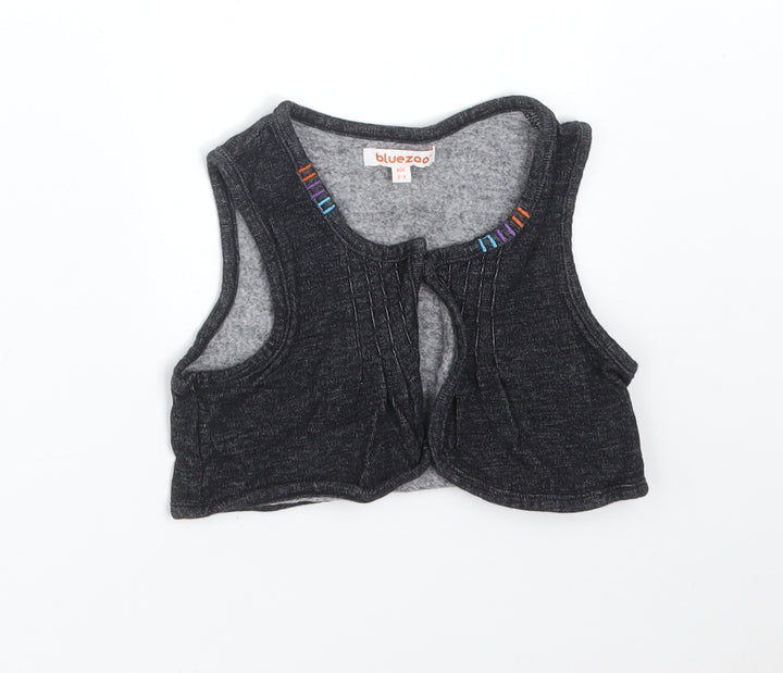 Blue Zoo Boys Black Jacket Waistcoat Size 2-3 Years