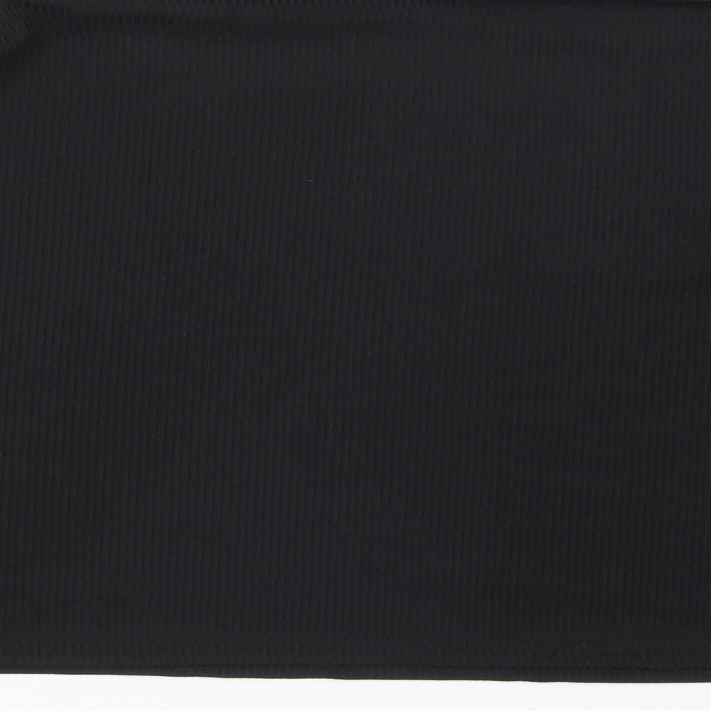 Nasty Gal Womens Black  Polyester Pullover Sweatshirt Size 12