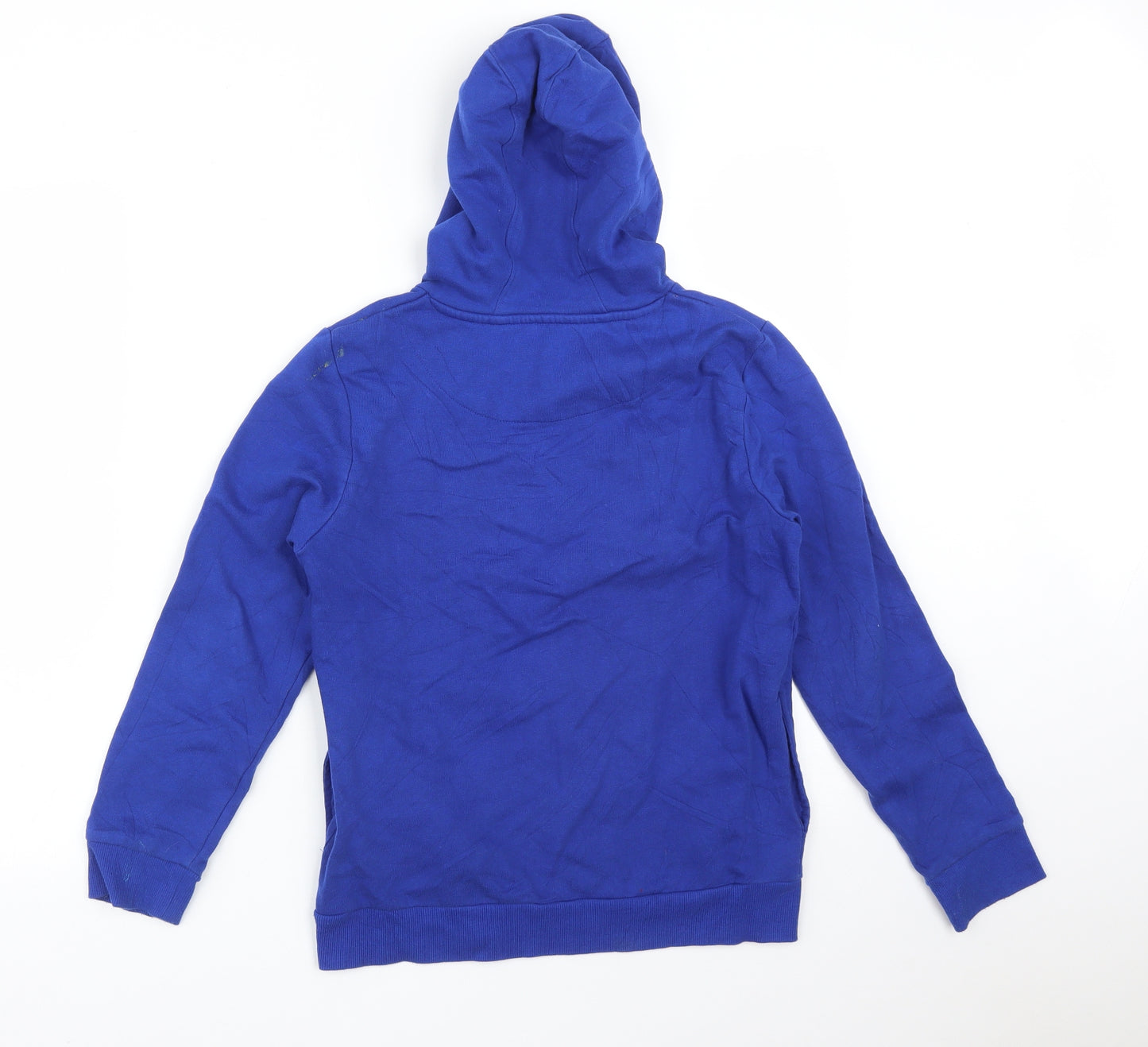 Blue Zoo Boys Blue  Cotton Pullover Hoodie Size 11-12 Years   - SKATER