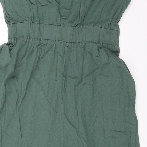 NEXT Womens Green  Viscose Jumpsuit One-Piece Size 16