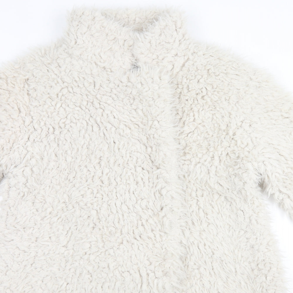 Atmosphere Womens White   Overcoat Coat Size 16