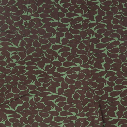 Boden Womens Brown Floral Viscose A-Line Skirt Size 12