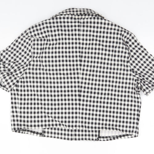 Primark Womens White Check  Jacket  Size 10