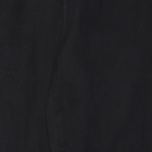 VERO MODA Womens Black  Cotton Straight Jeans Size 32 in L32 in Regular