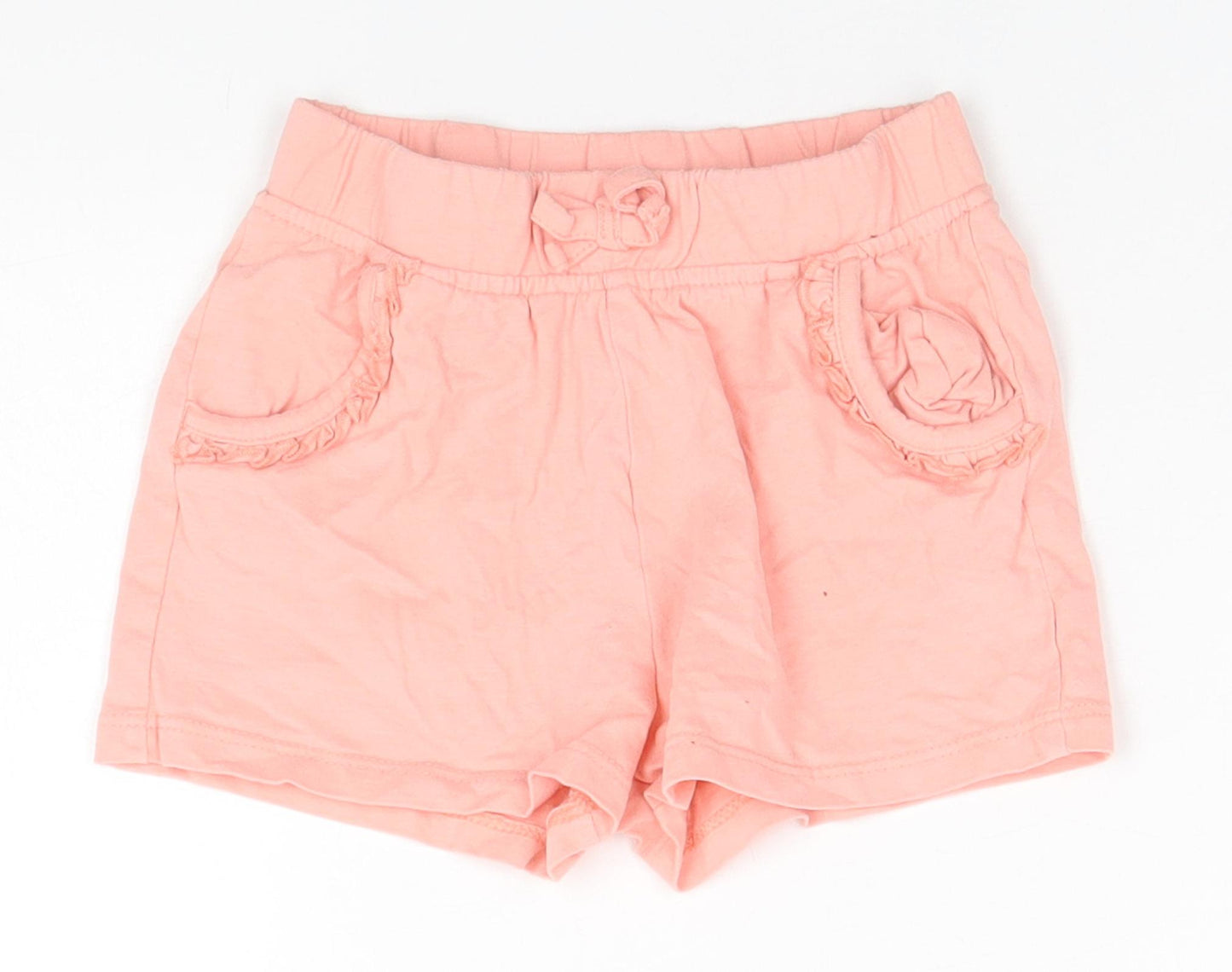 George Girls Pink  Cotton Sweat Shorts Size 4-5 Years  Regular