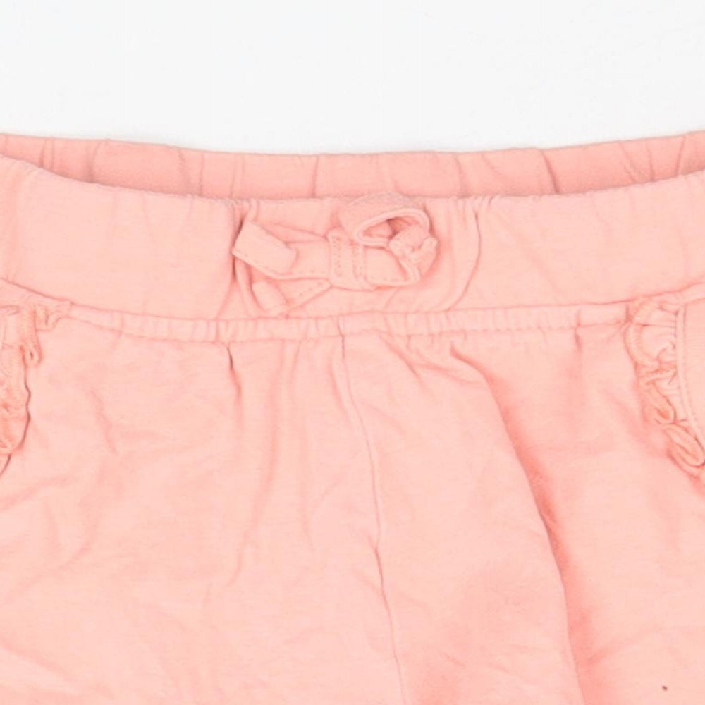 George Girls Pink  Cotton Sweat Shorts Size 4-5 Years  Regular