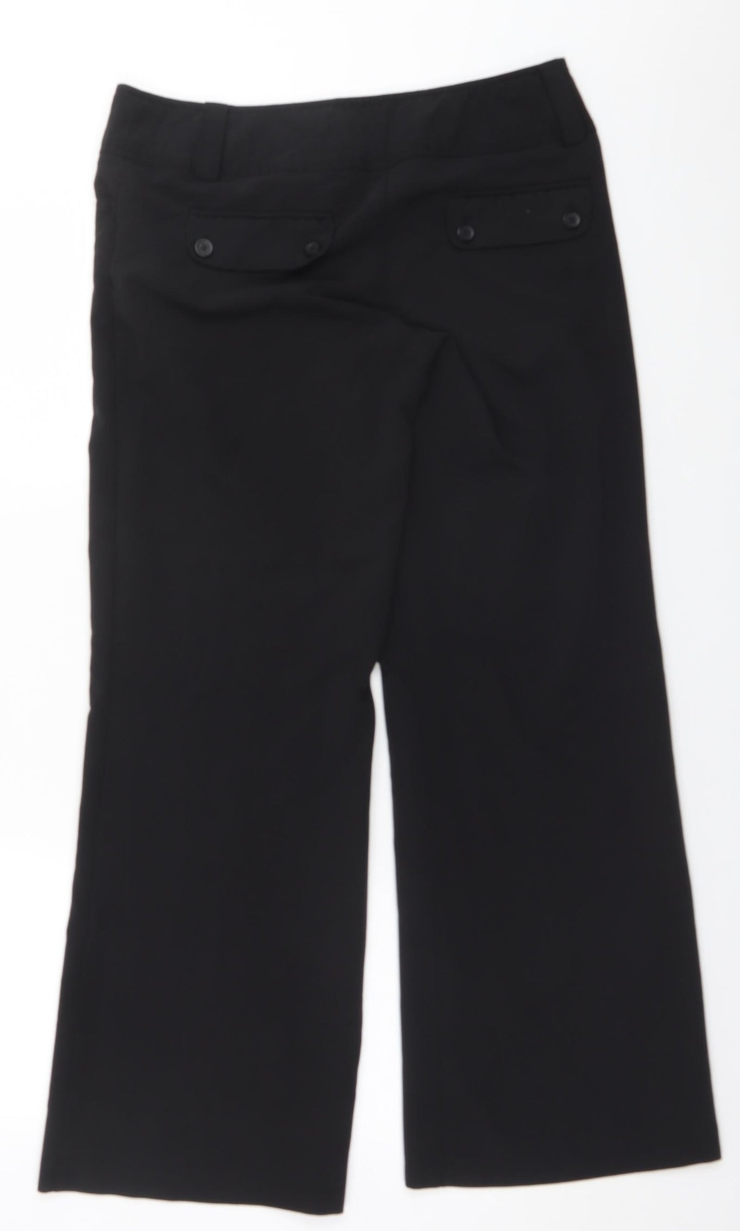 New Look Womens Black  Polyester Trousers  Size 12 L28 in Regular