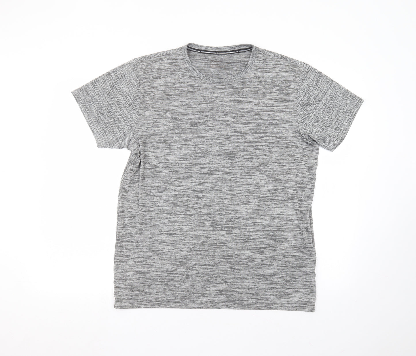 Stadium Mens Grey  Polyester  T-Shirt Size L Round Neck