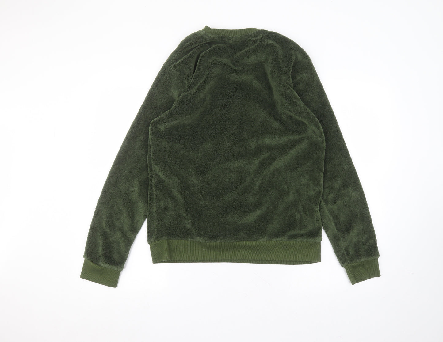 Primark Mens Green Round Neck  Polyester Pullover Jumper Size M   - call of duty