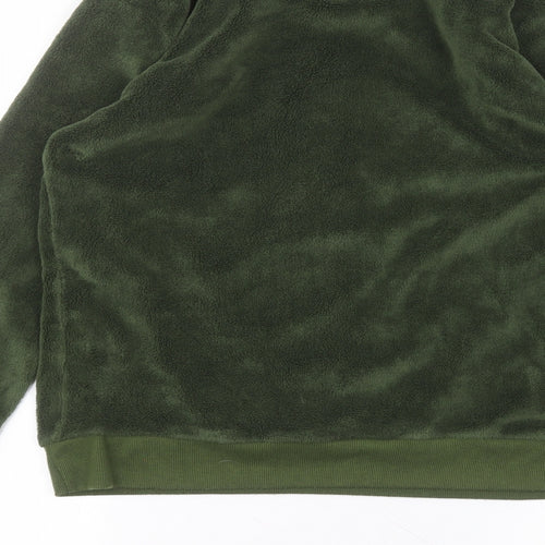 Primark Mens Green Round Neck  Polyester Pullover Jumper Size M   - call of duty