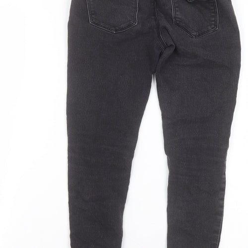 Denim & Co. Girls Black  Cotton Skinny Jeans Size 7-8 Years  Regular
