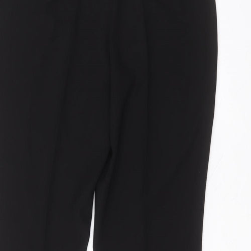 Busy Womens Black  Polyester Trousers  Size 14 L29 in Regular