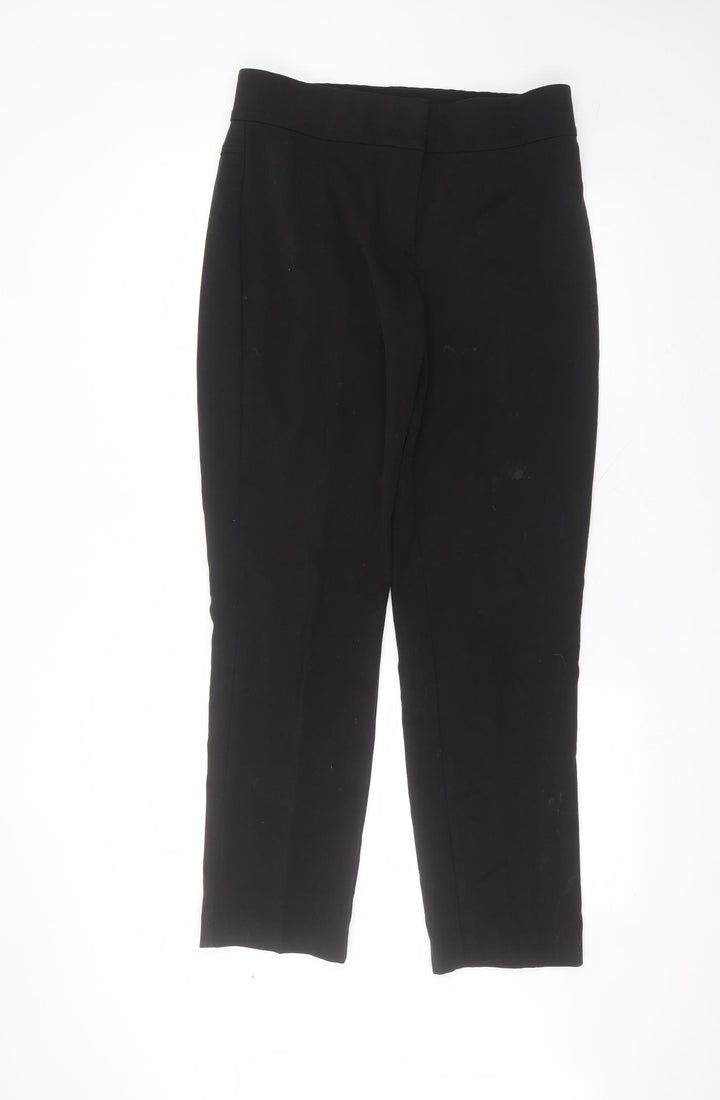 Artigiano Womens Black  Polyester Trousers  Size 14 L29 in Regular