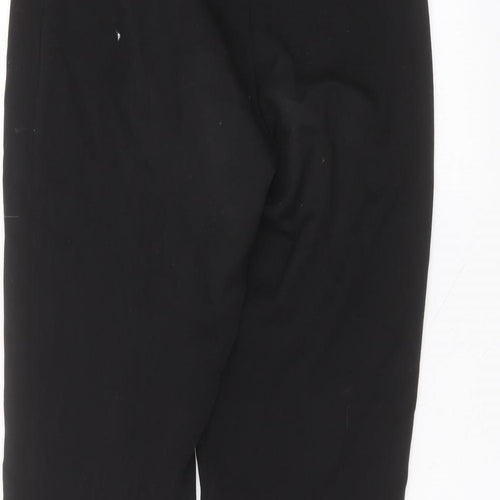 Artigiano Womens Black  Polyester Trousers  Size 14 L29 in Regular