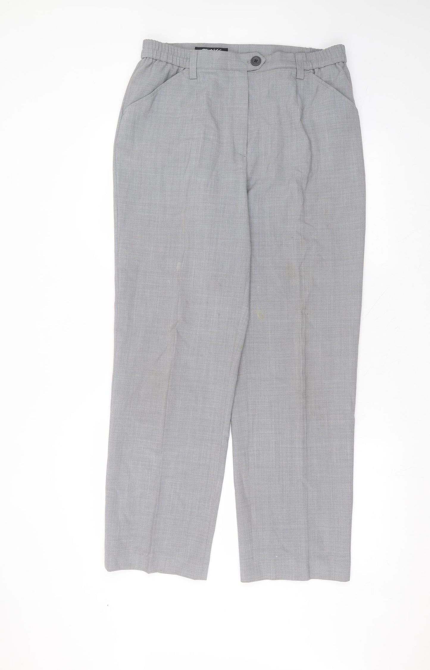 wichele Womens Grey  Polyester Trousers  Size 16 L28 in Regular