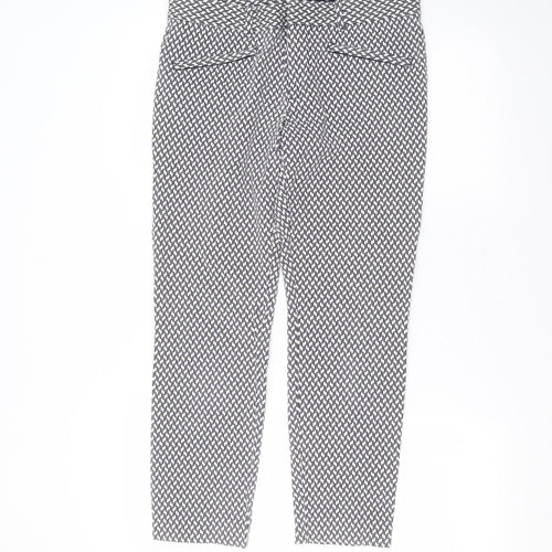 Gap Womens White  Cotton Trousers  Size 10 L24 in Regular