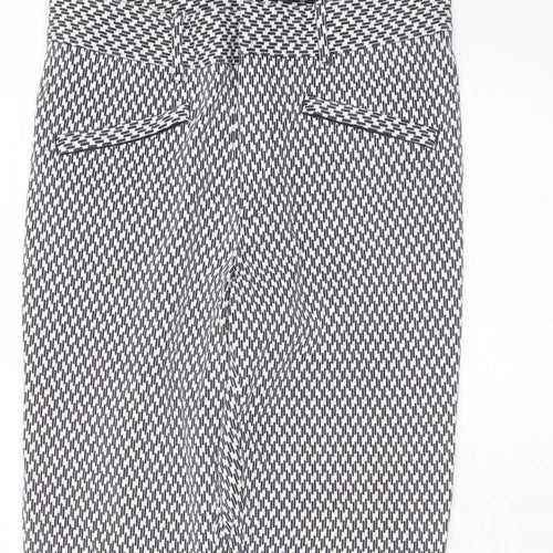 Gap Womens White  Cotton Trousers  Size 10 L24 in Regular