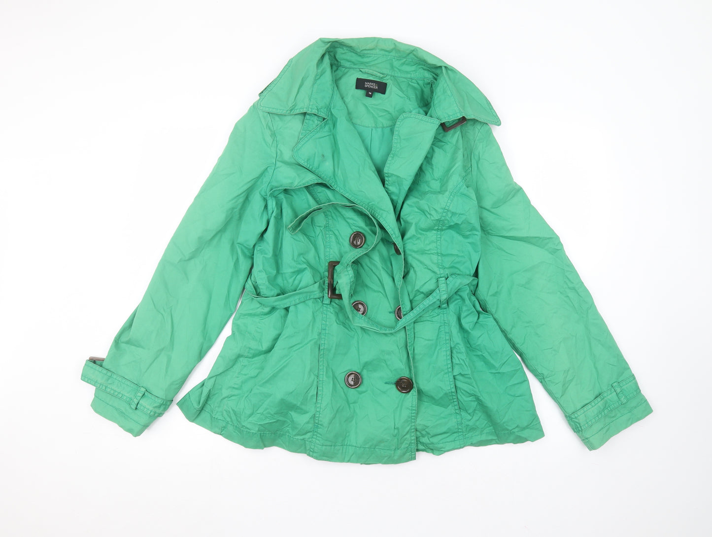 Marks and Spencer Womens Green   Jacket  Size 16