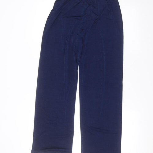 julipa Womens Blue  Polyester Trousers  Size 12 L27 in Regular