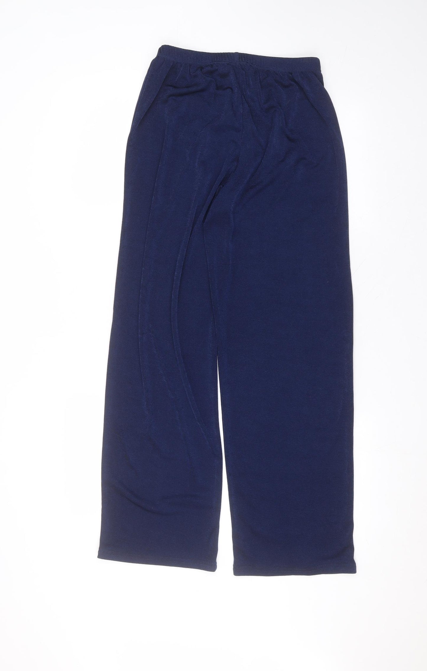 julipa Womens Blue  Polyester Trousers  Size 12 L27 in Regular
