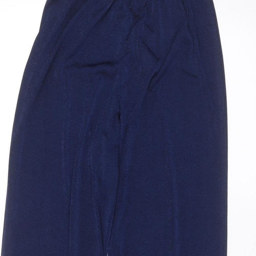 julipa Womens Blue  Polyester Trousers  Size 12 L27 in Regular