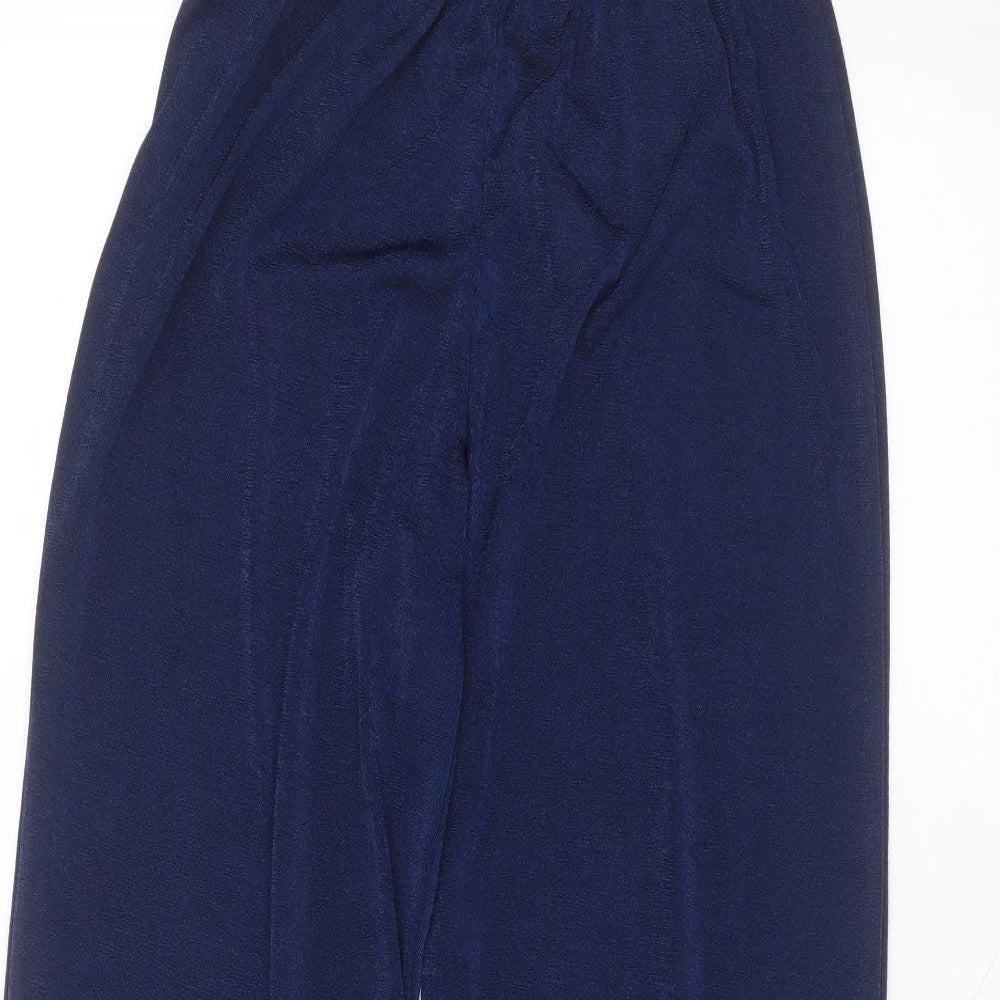 julipa Womens Blue  Polyester Trousers  Size 12 L27 in Regular