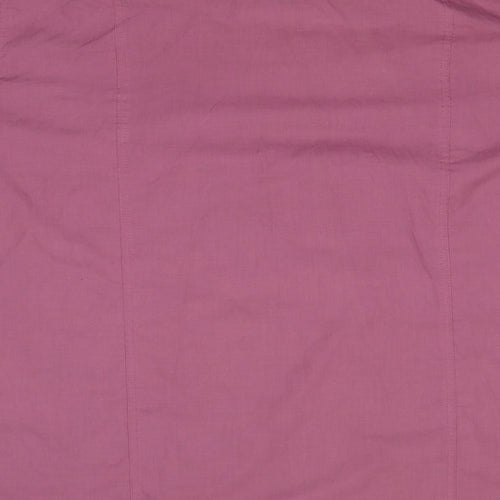 Premier man Mens Pink  Polyester  Dress Shirt Size 16.5 Collared