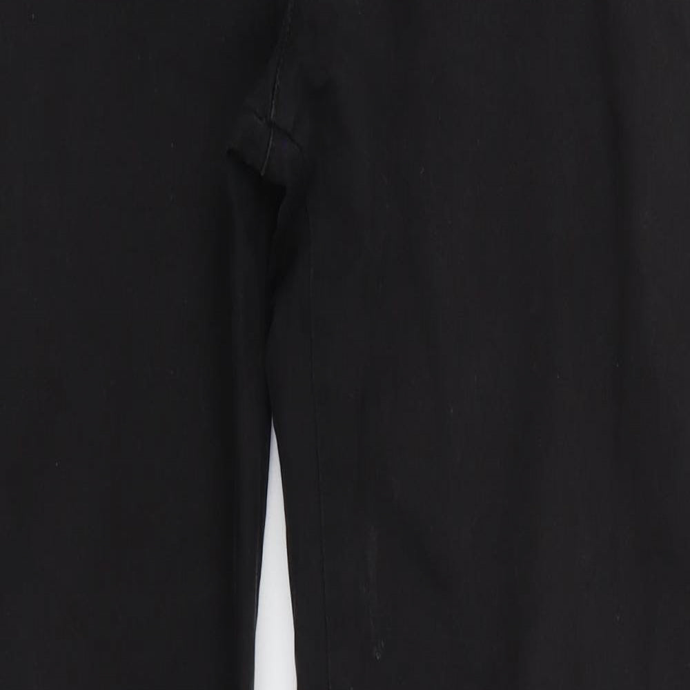 Primark Mens Black  Cotton Dress Pants Trousers Size 32 in L32 in Regular
